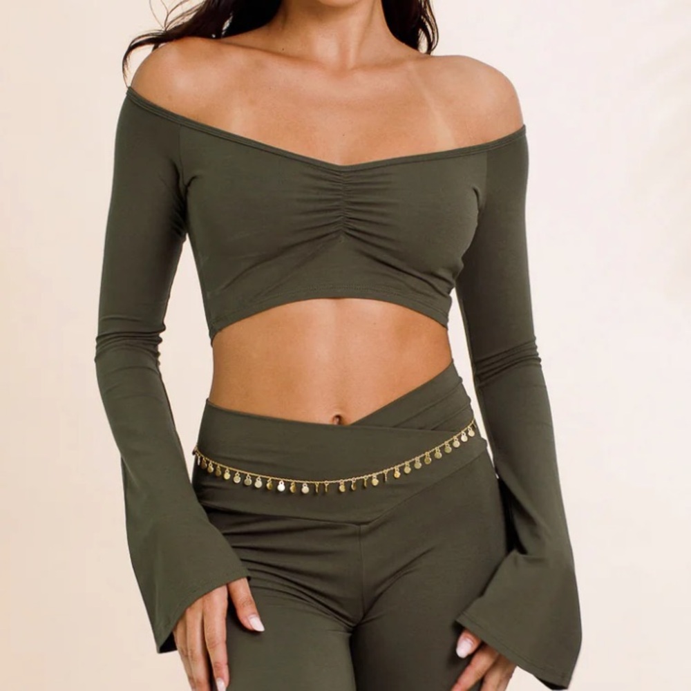 Royal Codes PERSEPHONE TOP - FOREST JADE